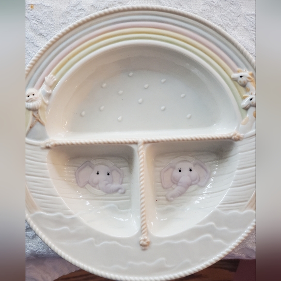 SOLD! NWT LENOX ITEMS Mug & Plate Noah's Ark Baby Gift Decorative China Cup Dish - Picture 10 of 16